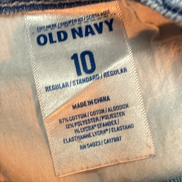 Old Navy Sweetheart blue jean shorts size 10 - Picture 3 of 6